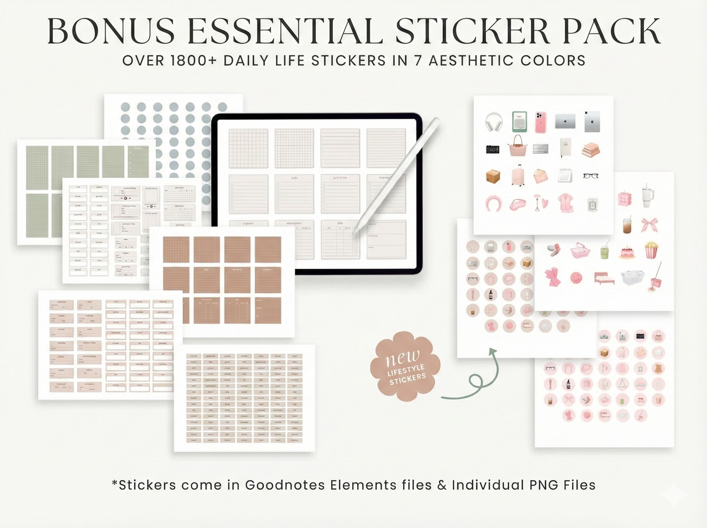 All-in-One Digital Planner 2026, 2027, 2028.