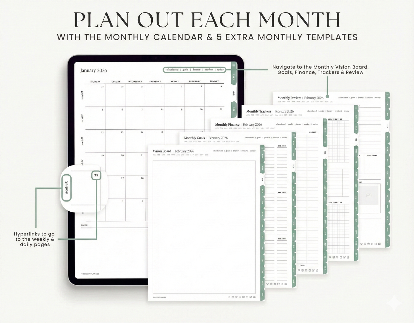 All-in-One Digital Planner 2026, 2027, 2028.